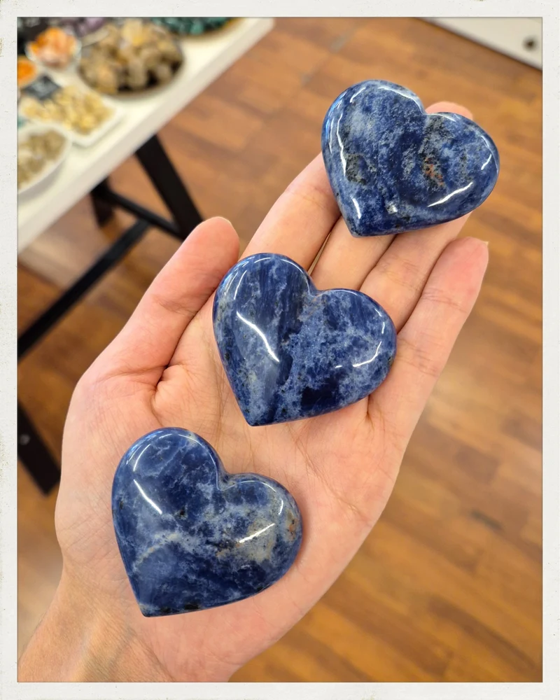 Corazón mediano de sodalita (EXCLUSIVO ONLINE)