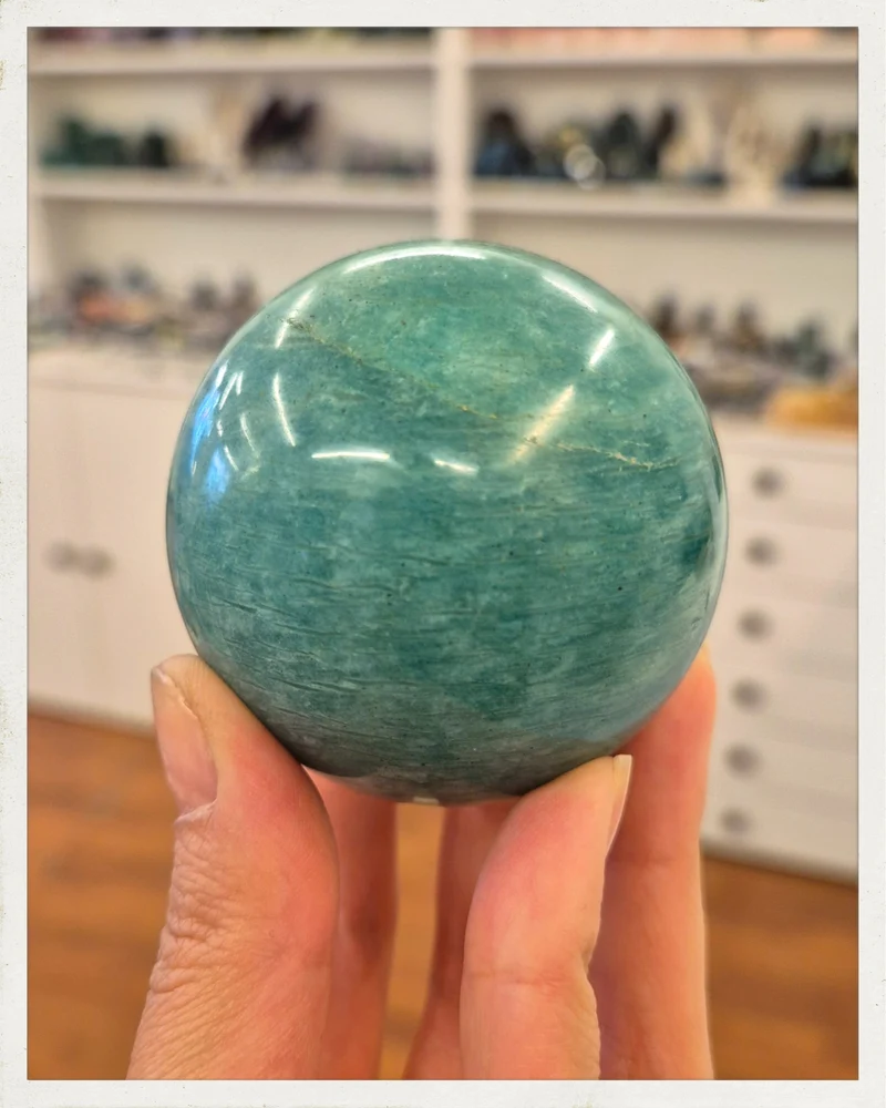 Esfera de amazonita