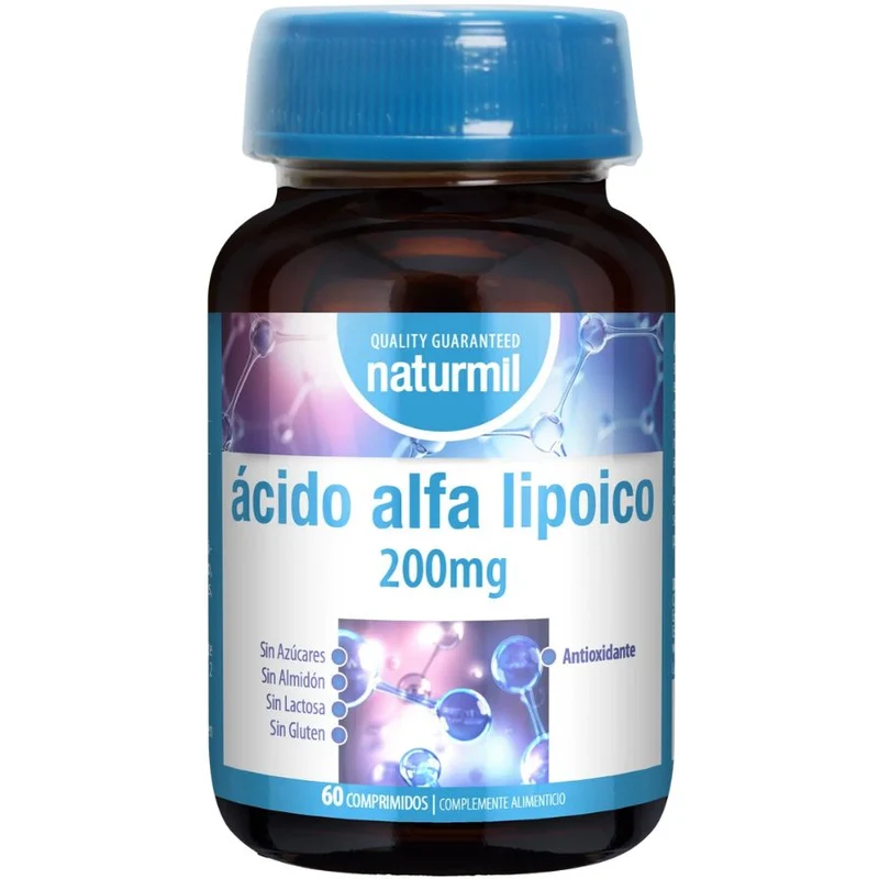 Acido Alfa Lipoico 200Mg 60 Cápsulas | Naturmil
