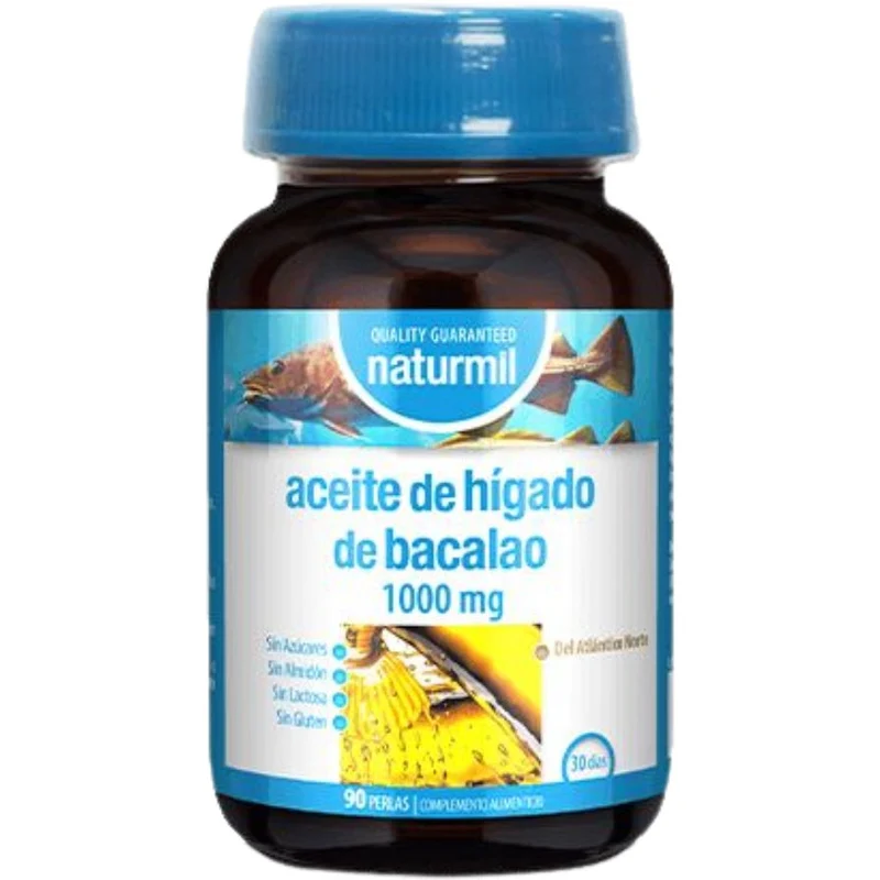 Aceite De Hígado De Bacalao 1000Mg 90 Perlas | Naturmil