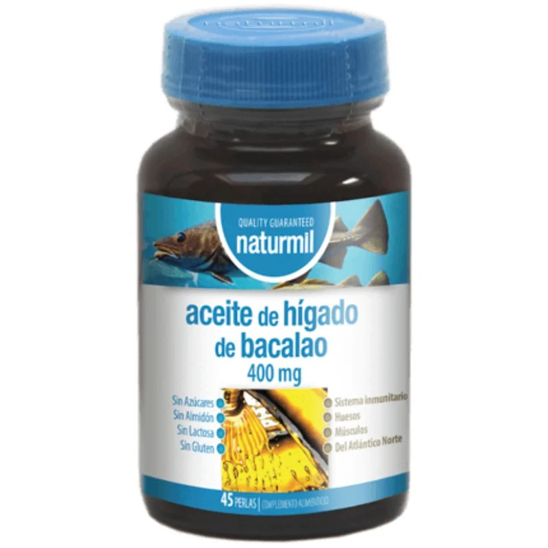 Aceite De Hígado De Bacalao 400Mg 45 Perlas | Naturmil