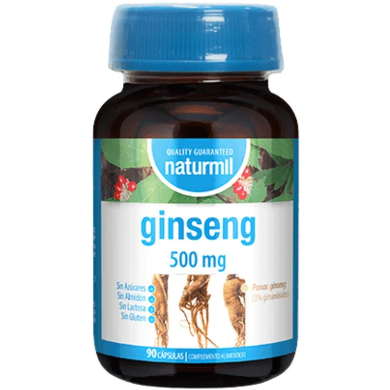 Ginseng 500Mg 90 Cápsulas | Naturmil