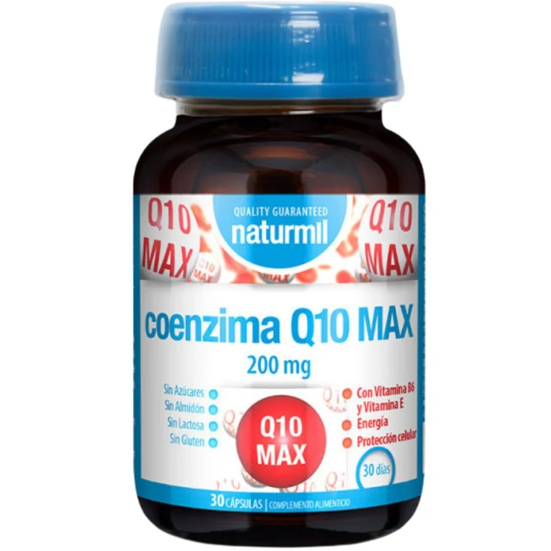 Coenzima Q10 Max 200Mg 30 Cápsulas | Naturmil