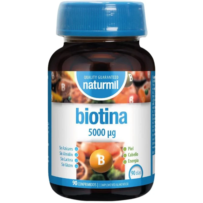 Biotina 5000 Ug 90 Comprimidos | Naturmil