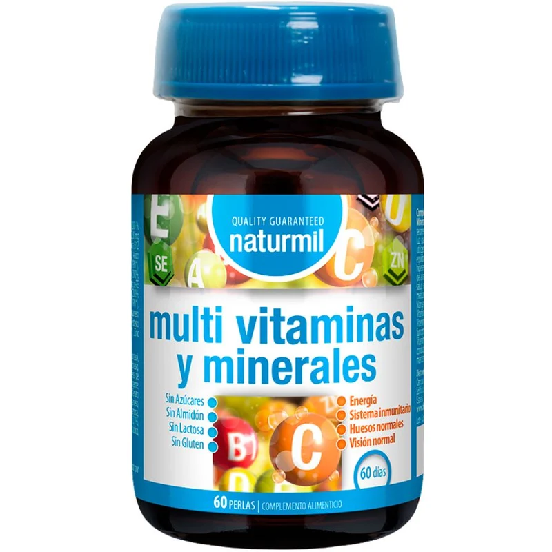 Multivitaminas & Minerales 60 Perlas | Naturmil