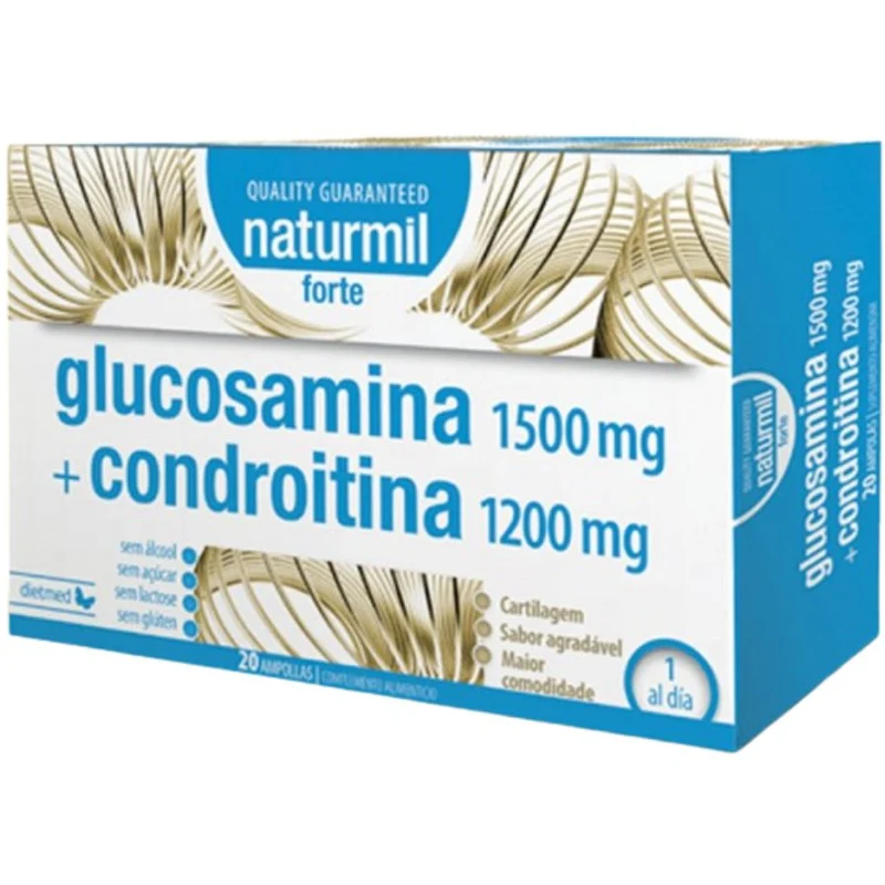 Glucosamina 500 Mg + Condroitina 400 Mg 60 Cápsulas | Naturmil