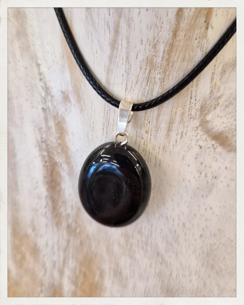 Colgante de ónix y plata