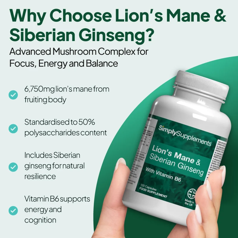 Lion's Mane & Siberian Ginseng