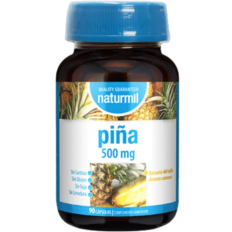 Piña 500Mg 90 Cápsulas | Naturmil