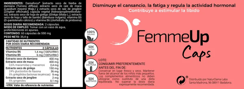 Pack de 2 FemmeUp Cápsulas + 1 FemmeUp Shake