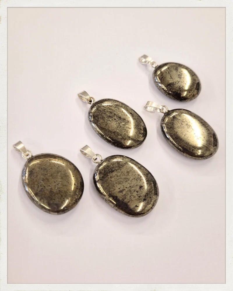 Colgante de pirita y plata
