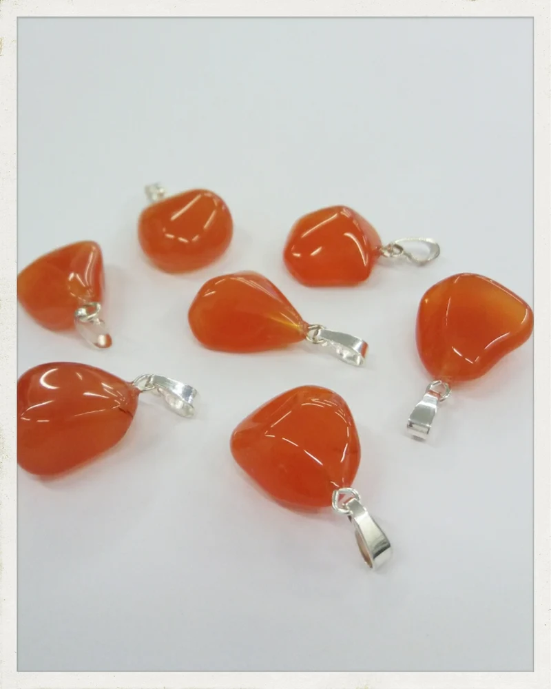 Colgante de cornalina y plata (EXCLUSIVO ONLINE)