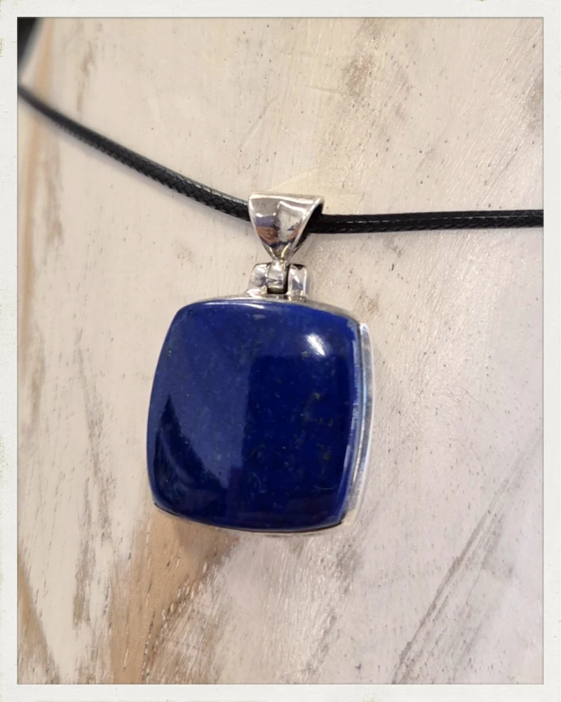 Colgante de lapislázuli y plata