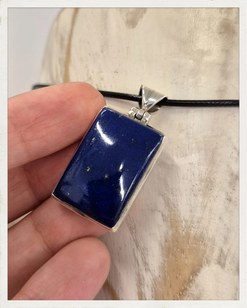 Colgante de lapislázuli y plata