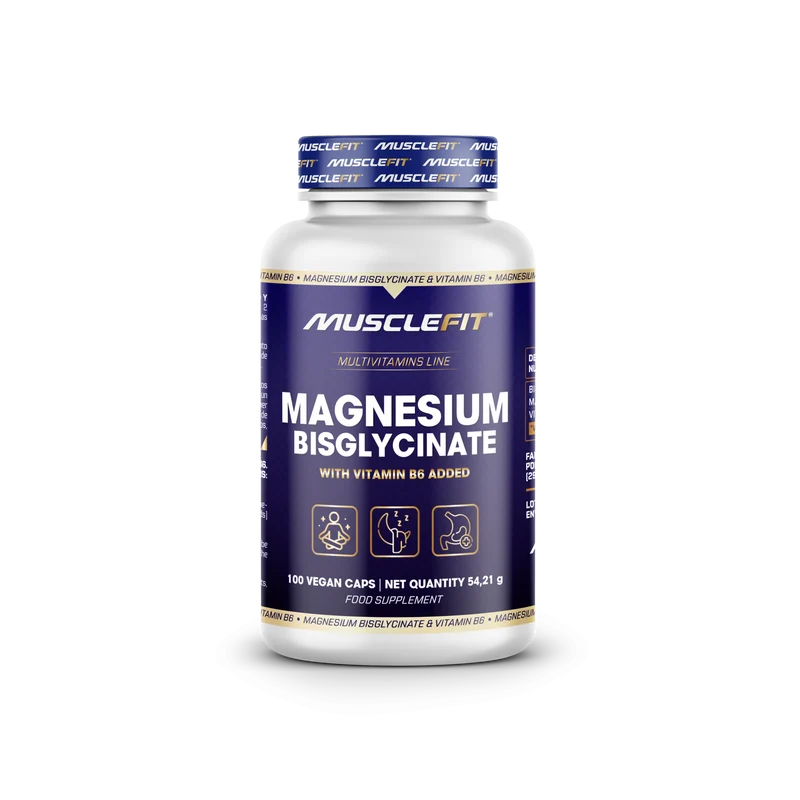 Magnesio Blisglicinato 100 cápsulas MUSCLEFIT