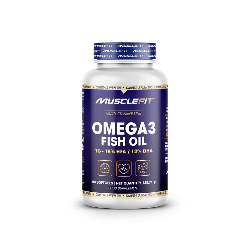 Omega 3 Fish Oil Musclefit - 90 perlas