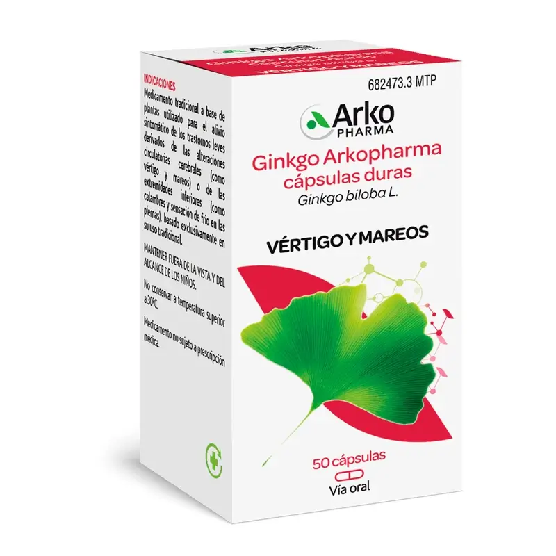 Arkopharma Ginkgo, 180 mg, 50 cápsulas