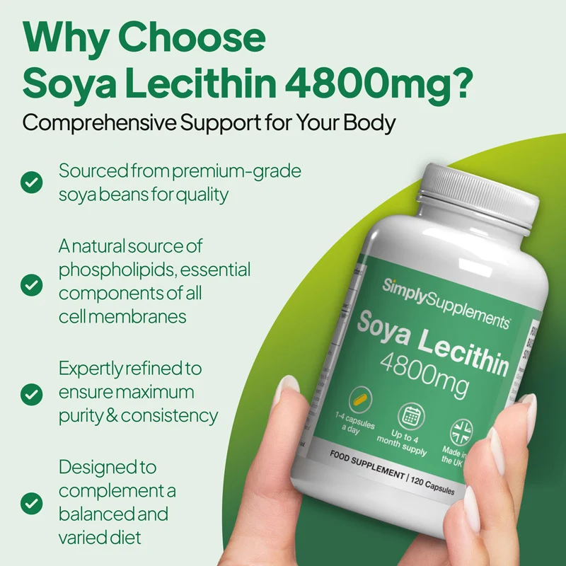 Soya Lecithin Capsules 4,800mg