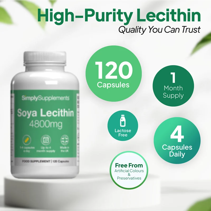 Soya Lecithin Capsules 4,800mg