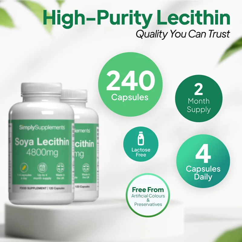 Soya Lecithin Capsules 4,800mg