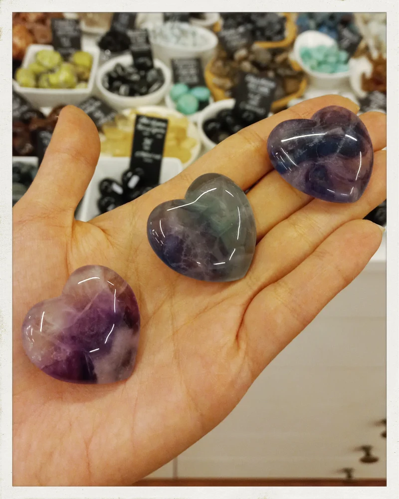 Corazón de fluorita (EXCLUSIVO ONLINE)
