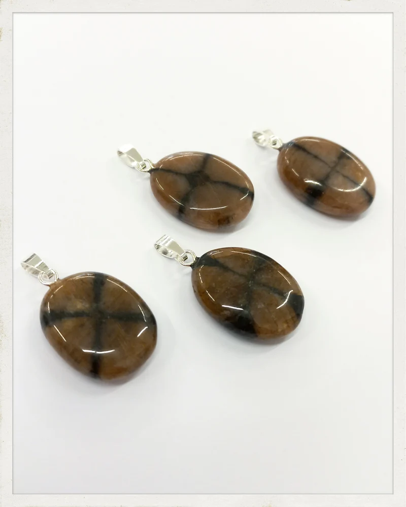 Colgante de quiastolita y plata (EXCLUSIVO ONLINE)