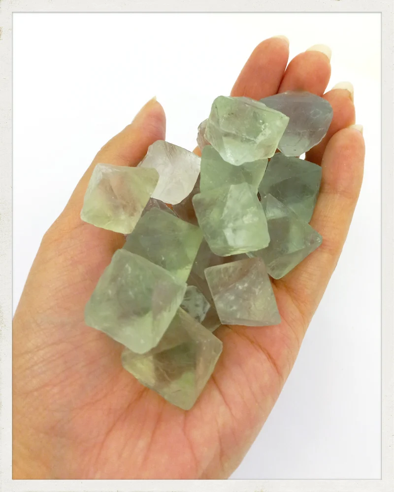 Fluorita (octaedros de exfoliación)