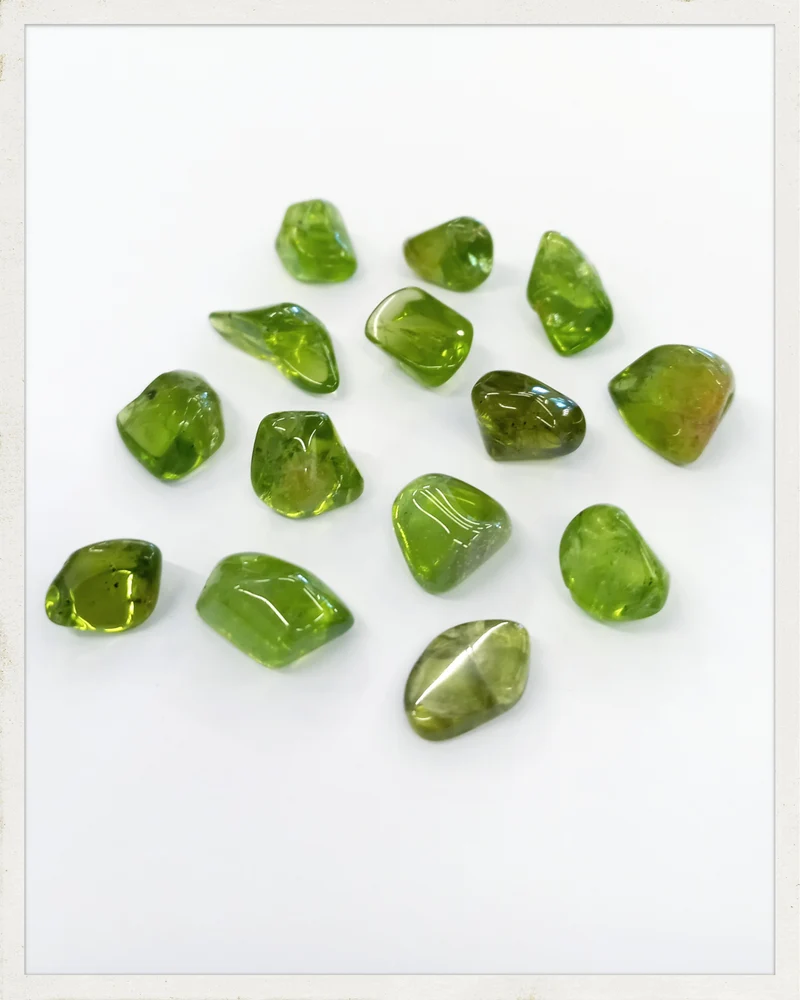 Rodado de peridoto mini
