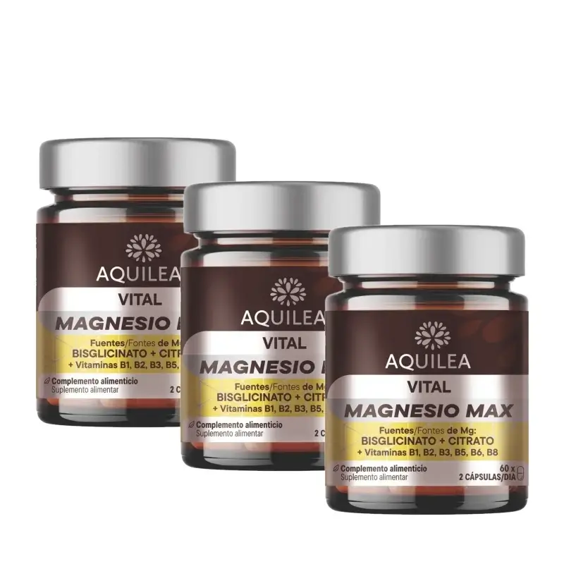 Aquilea Vital Magnesio Plus, 60 Cápsulas , pack 3