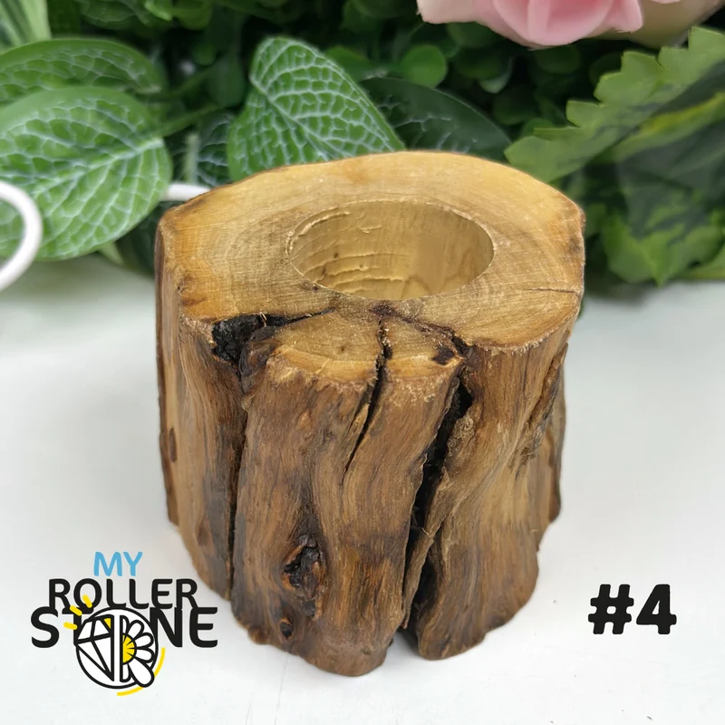 Soporte de madera para LED esférico