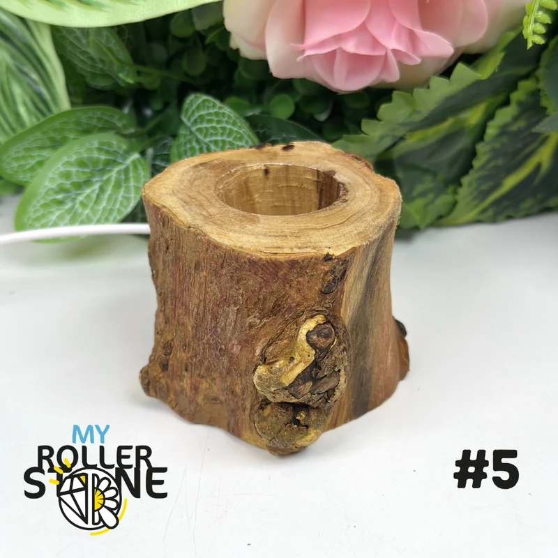 Soporte de madera para LED esférico