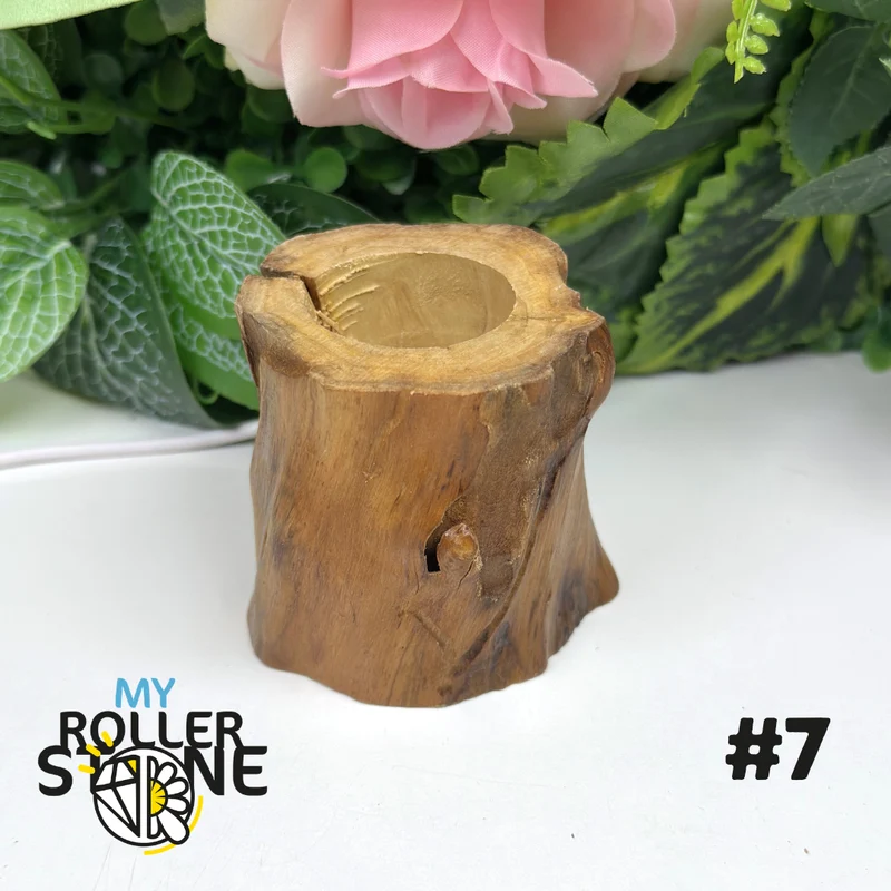 Soporte de madera para LED esférico