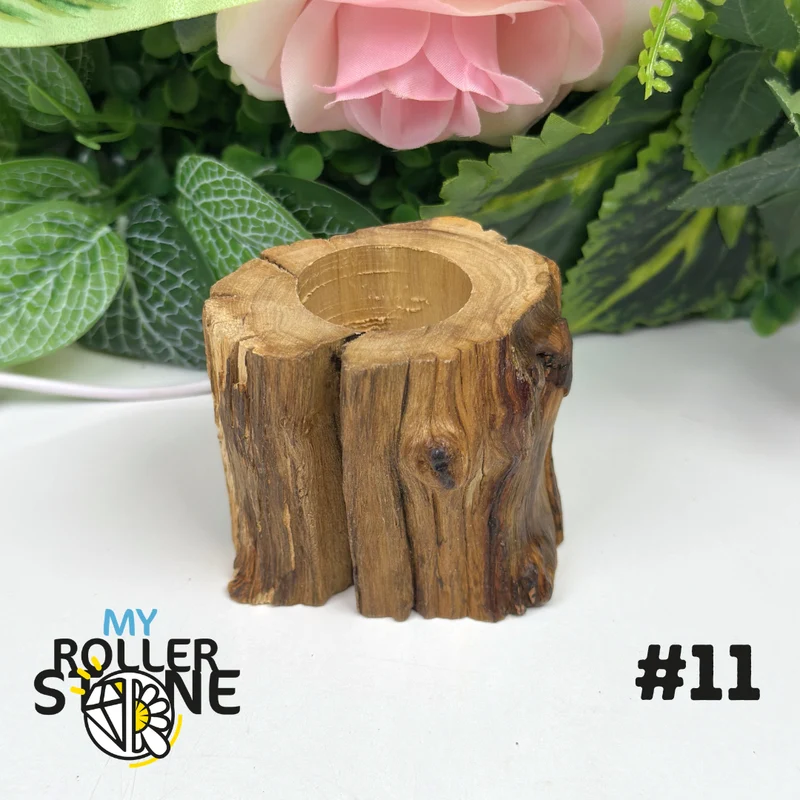 Soporte de madera para LED esférico