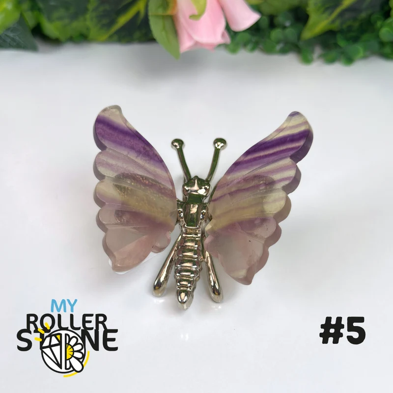 Mariposa de fluorita