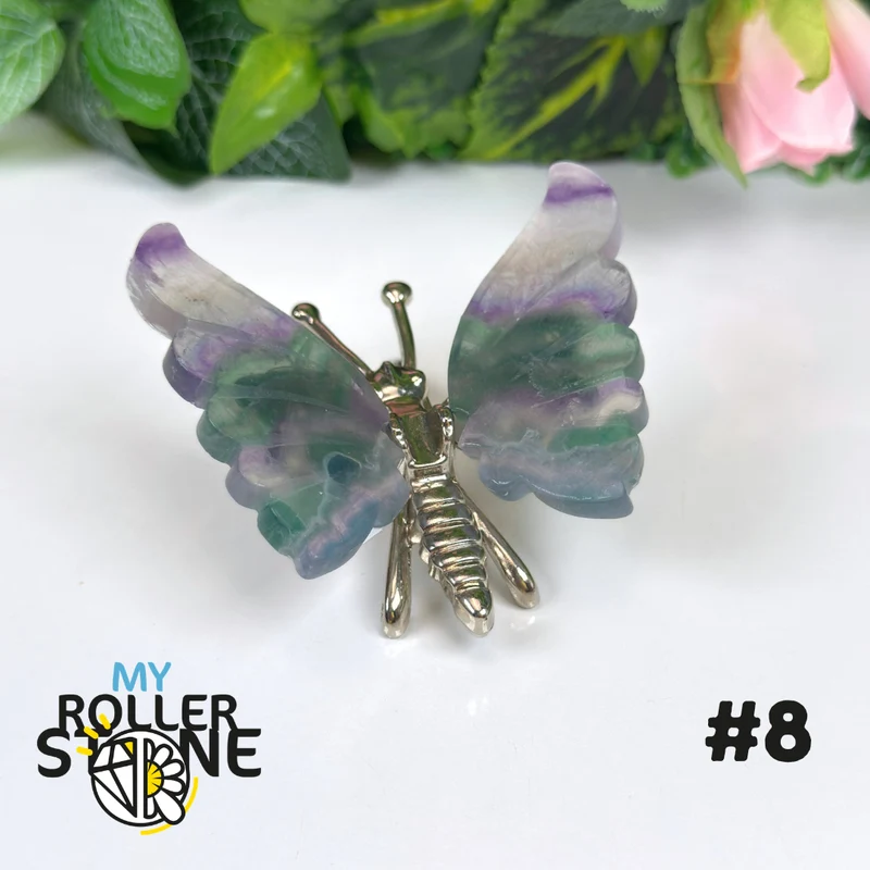Mariposa de fluorita