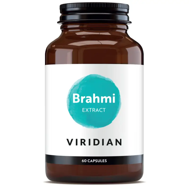 Viridian Plantas Brahmi Extracto, 60 cápsulas