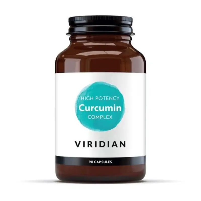 Viridian Plantas Curcumina Complex Alta Potencia, 90 cápsulas