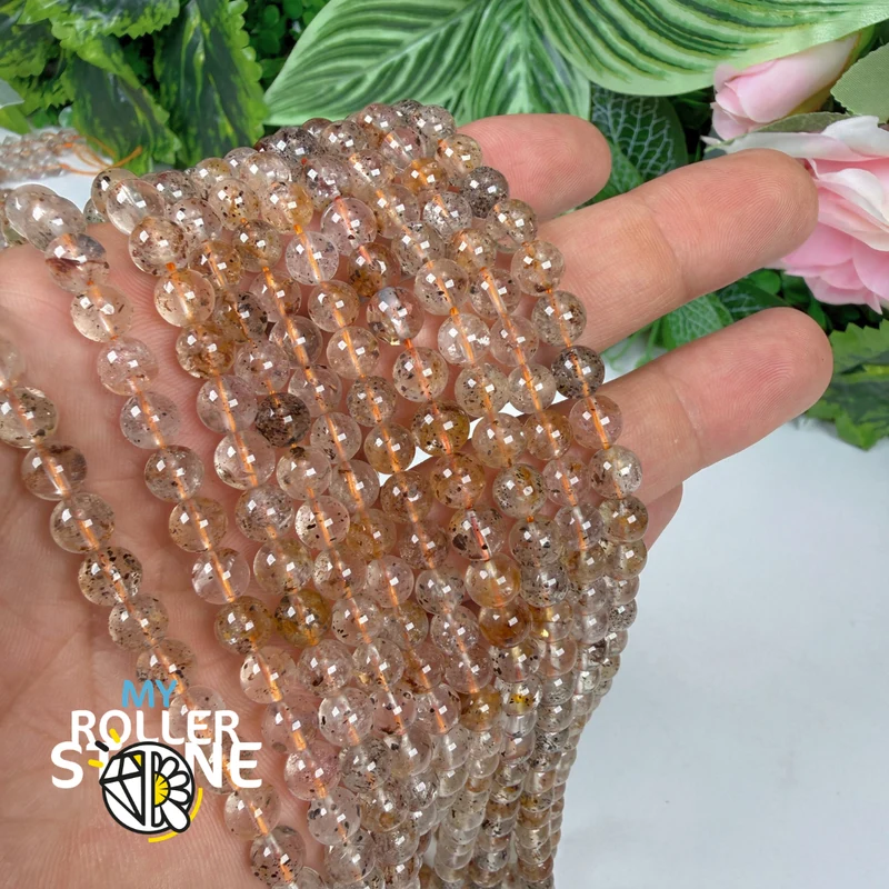 Perla de diamante Herkimer amarilla