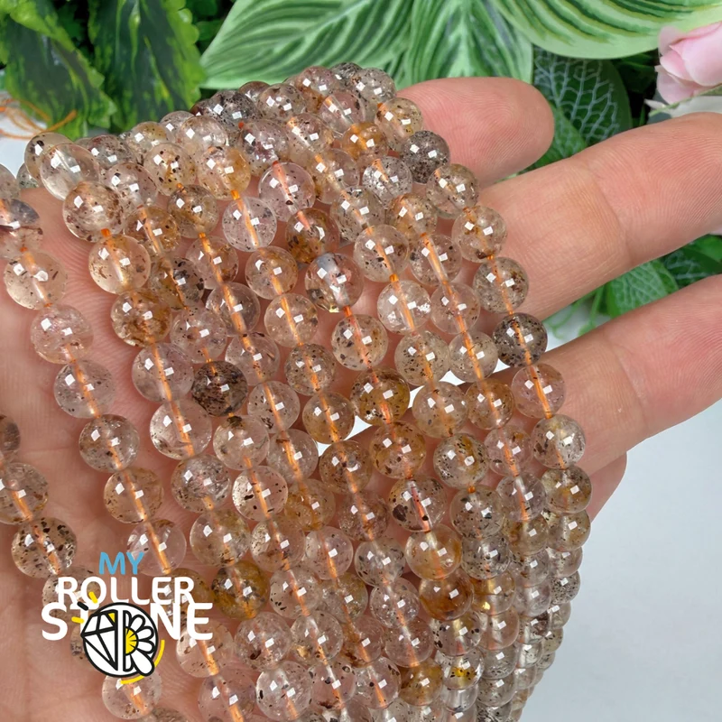 Perla de diamante Herkimer amarilla