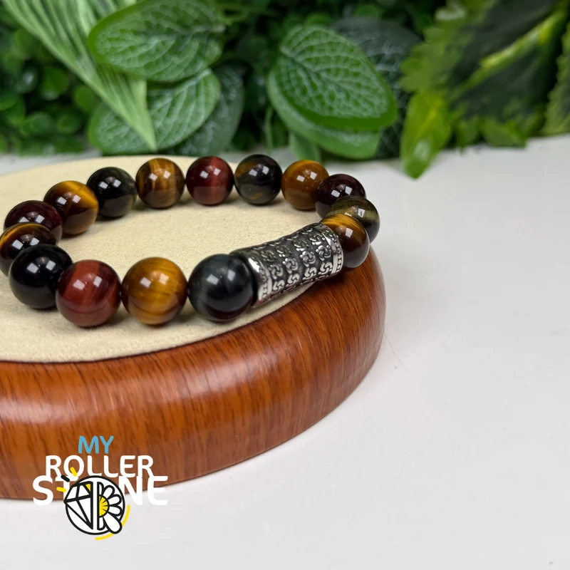 Columna de perlas con patrón en espiral