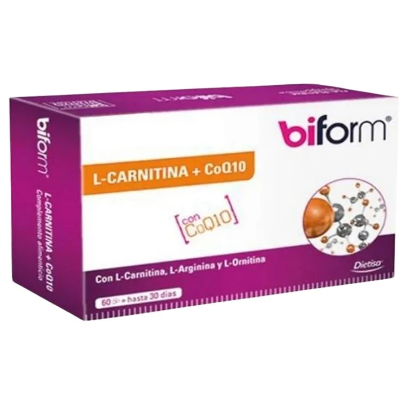 L-Carnitina Coq10 60 Cápsulas | Biform