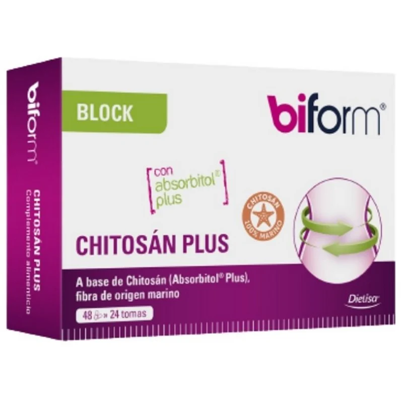 Chitosan Plus 48 Cápsulas | Biform