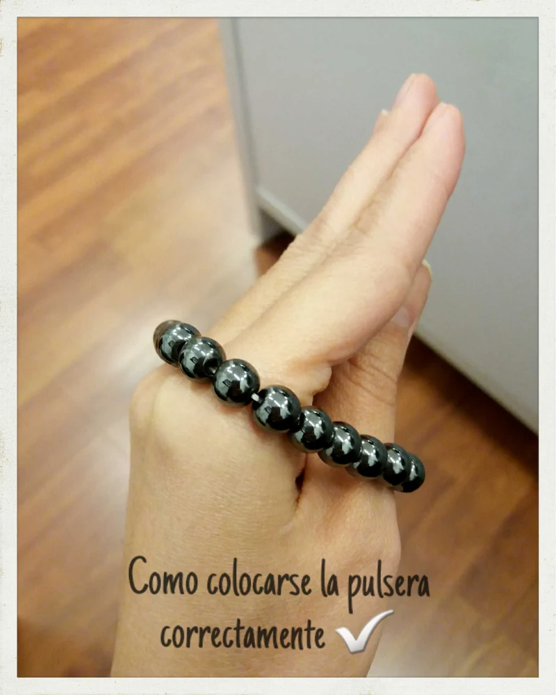 Pulsera de goldstone azul (sintético) (Bola de 8 mm.) (EXCLUSIVO ONLINE)