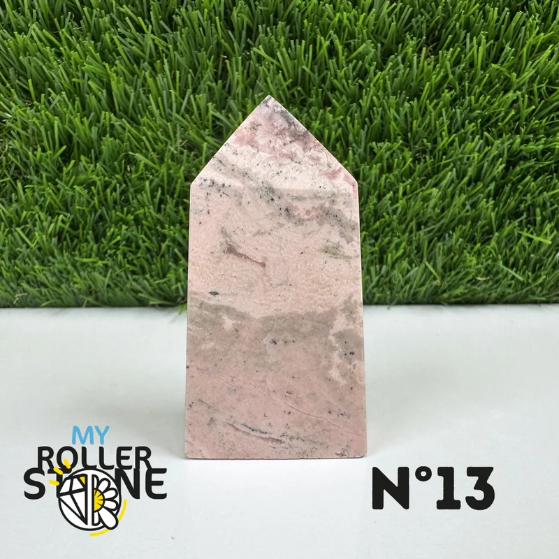 Puntas de piedra rectangular de rodocrosita