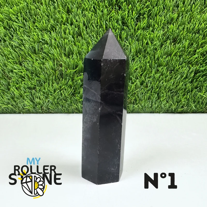 Puntas de piedra de fluorita arcoíris