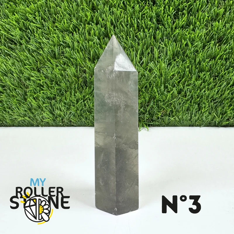 Puntas de piedra de fluorita arcoíris