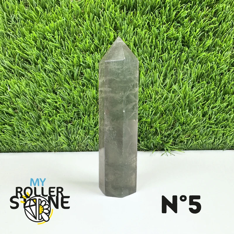 Puntas de piedra de fluorita arcoíris