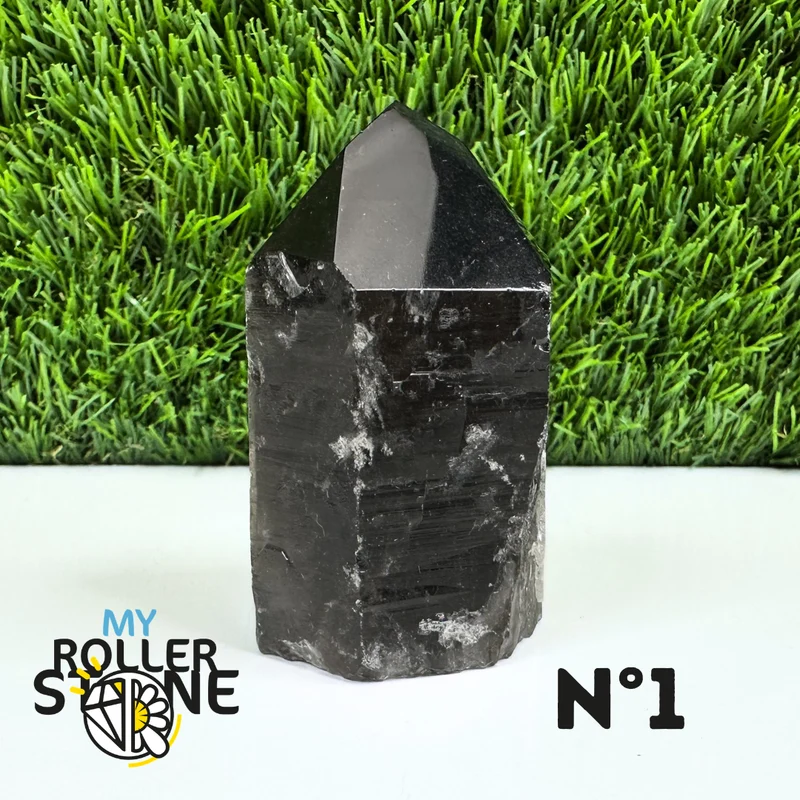 Puntas de piedra de cuarzo ahumado pequeñas