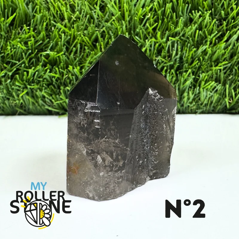 Puntas de piedra de cuarzo ahumado pequeñas