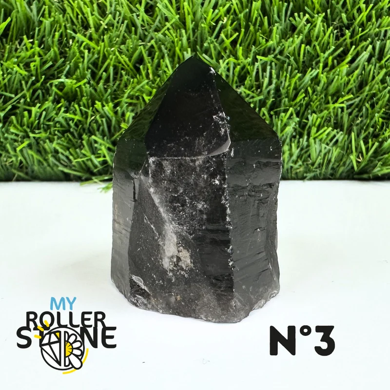 Puntas de piedra de cuarzo ahumado pequeñas